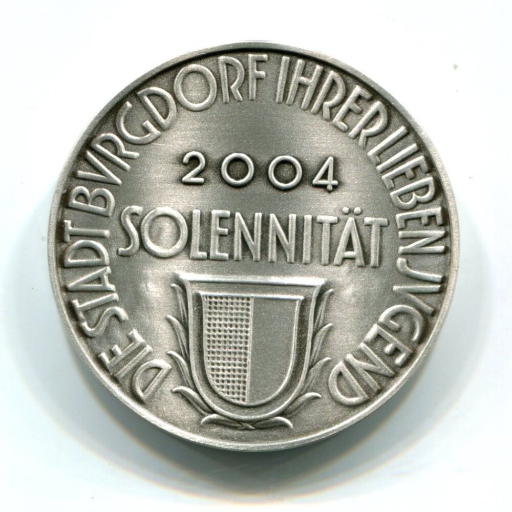 2004 Germany Stadt Burgdorf Commemorative Medal (b735-124)